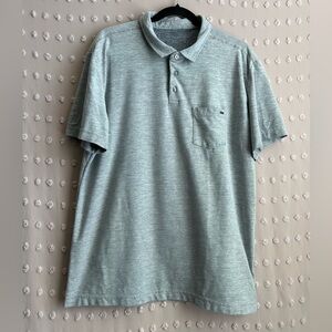 Vuori Men’s Ace Short Sleeve Polo‎ Sz XL Light Grey